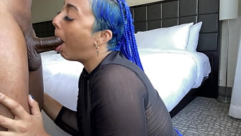 Sloppy Blowjob By Blue Hair Throatgoat Sloppy Blowjob By Blue Hair Throatgoat