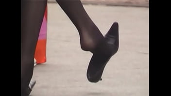 Shoe Dangling Outside Shoe Dangling Outside