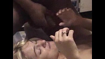 Blonde Gets Skewered At Both Ends With Two Juicy Black Cocks Blonde Gets Skewered At Both Ends With Two Juicy Black Cocks