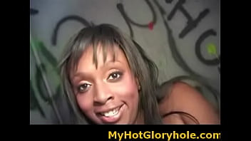 Black Babe Sucking Cock – Gloryhole Initiations 22