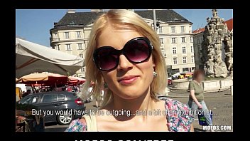 Blond Czech Exhibitionist Bounces Her Perfect Ass On A Big-dick