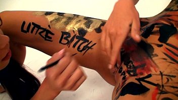 Lesbo Body Art Painting With 18yo Girls Lesbo Body Art Painting With 18yo Girls
