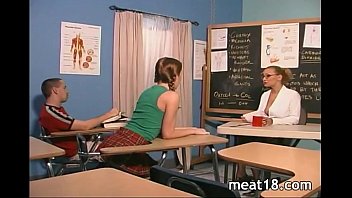Two Teens Get Fucked In Their Asses