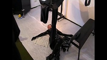 Lesbian Domina Spanks Her Girl