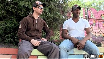 Interracial Gay Blowjob