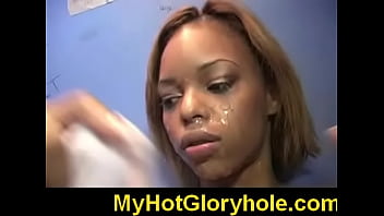 Black Chick Learn Gloryhole Blowjob 3 Black Chick Learn Gloryhole Blowjob 3