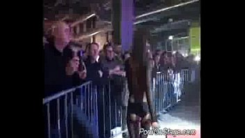Porn On Stage Babe Dildo Play