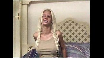 Busty Blonde And A Young Stud