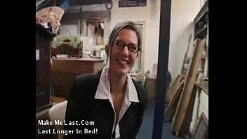 Sexy Brunette Housewife Gets Shagged At Her Work Place Sexy Brunette Housewife Gets Shagged At Her Work Place