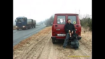 Horny Whore Sucks Cock On The Road Horny Whore Sucks Cock On The Road
