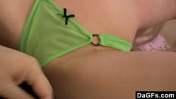 DAGFS – Small Tits Teen Spreads And Gets Filled With Cock