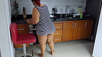 Hermosa Madura BBW Chupando Polla. POV