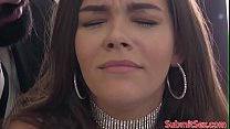 Busty Bondage Sub Tied To Couch For Fucking Busty Bondage Sub Tied To Couch For Fucking