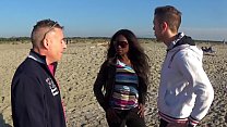 Hot Ebony Mom Fucks Threesome On The Beach Hot Ebony Mom Fucks Threesome On The Beach