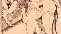 Vintage Erotic Drawing