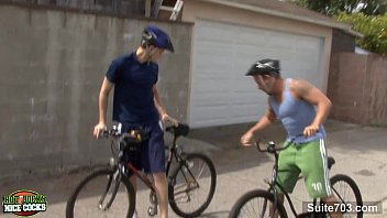 Biker Jocks Fucking In The Garage