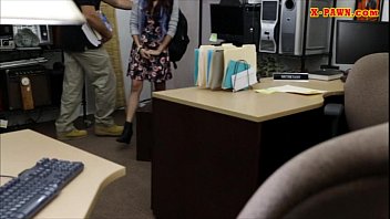 Nerd Student Sells Her Books And Her Twat At The Pawnshop