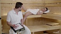 RELAXXXED Wet Sauna Sex With Gorgeous Brunette Brazilian Babe Francys Belle RELAXXXED Wet Sauna Sex With Gorgeous Brunette Brazilian Babe Francys Belle