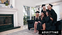 ADULT TIME Slutty MILFs Reverse Gangbang Nerd Photographer! Charlie Forde, Bunny Madison, AND MORE